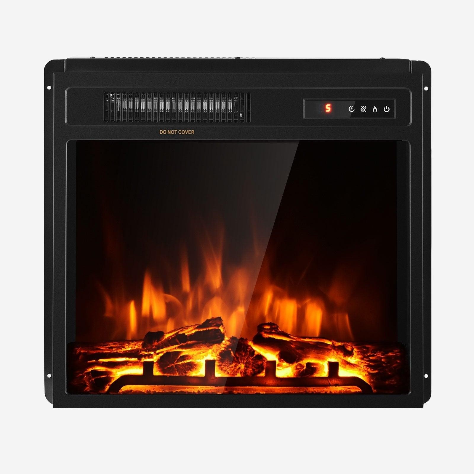 Electric Fireplace Heater FP10046US,Freestanding and Recessed 18 Inch
