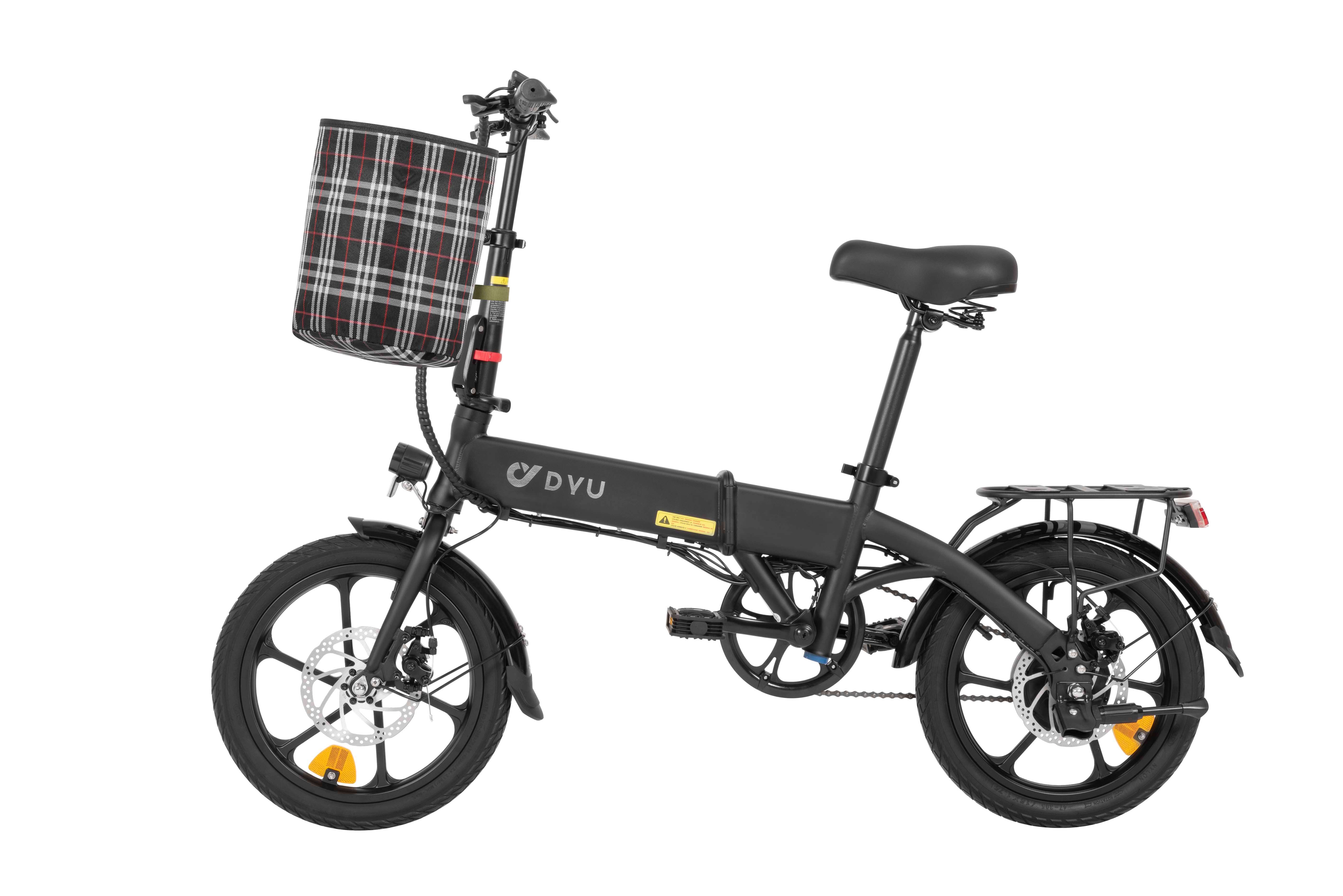 Electric Bike For Adults Teens,DYU D3F 14" Folding Electric Bicycle