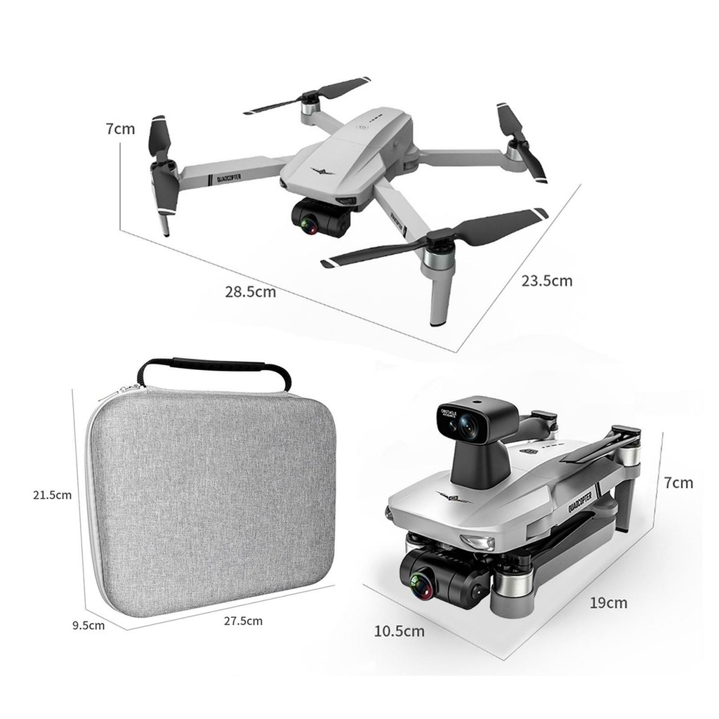 Drone Quadcoptère pliable Ghost Camera HD 720P Contrôle