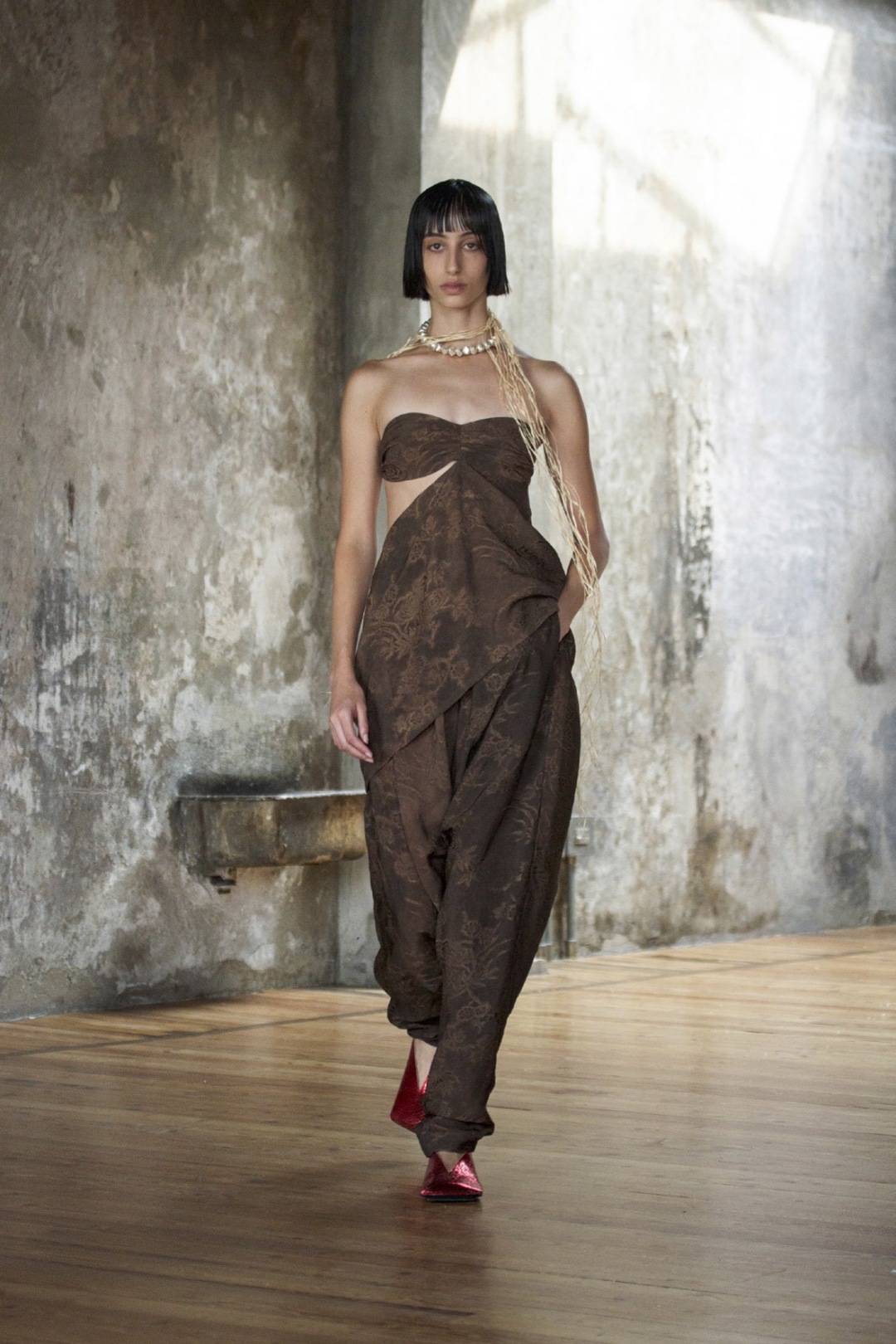 uma wang ドラゴン　キャミソールワンピース uma wang Dragon print camisole
