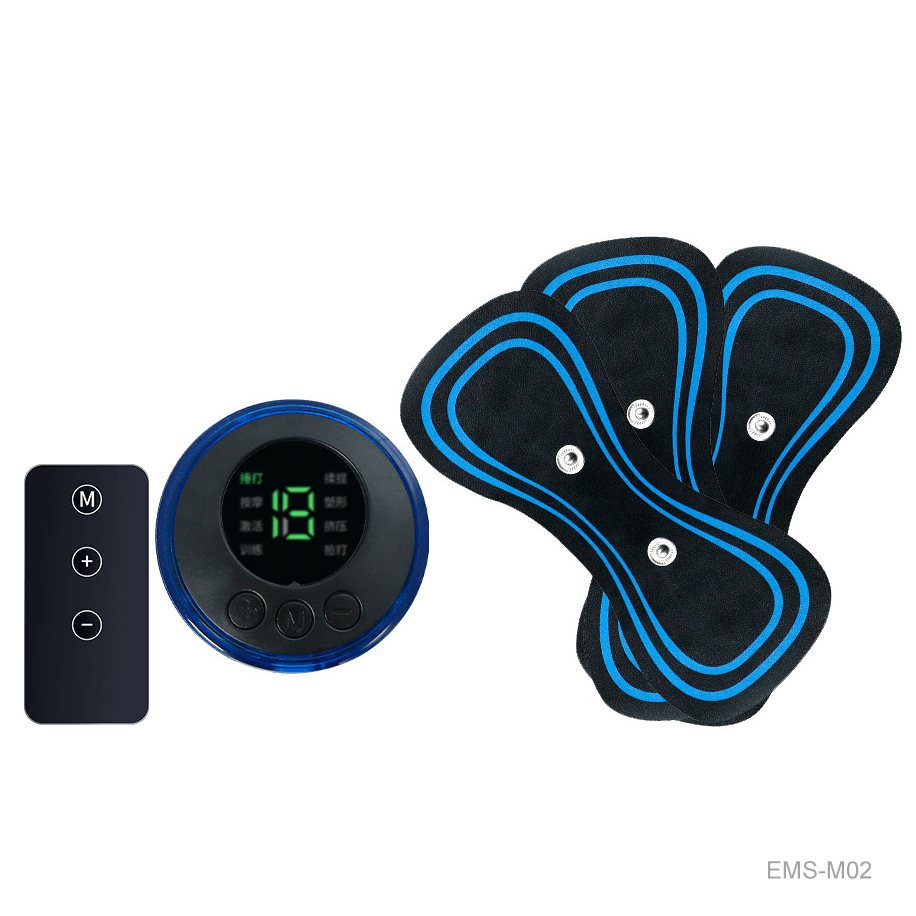MINI MASEAJADOR PARCHE DE PULSO EMS CON CONTROL EMSM02