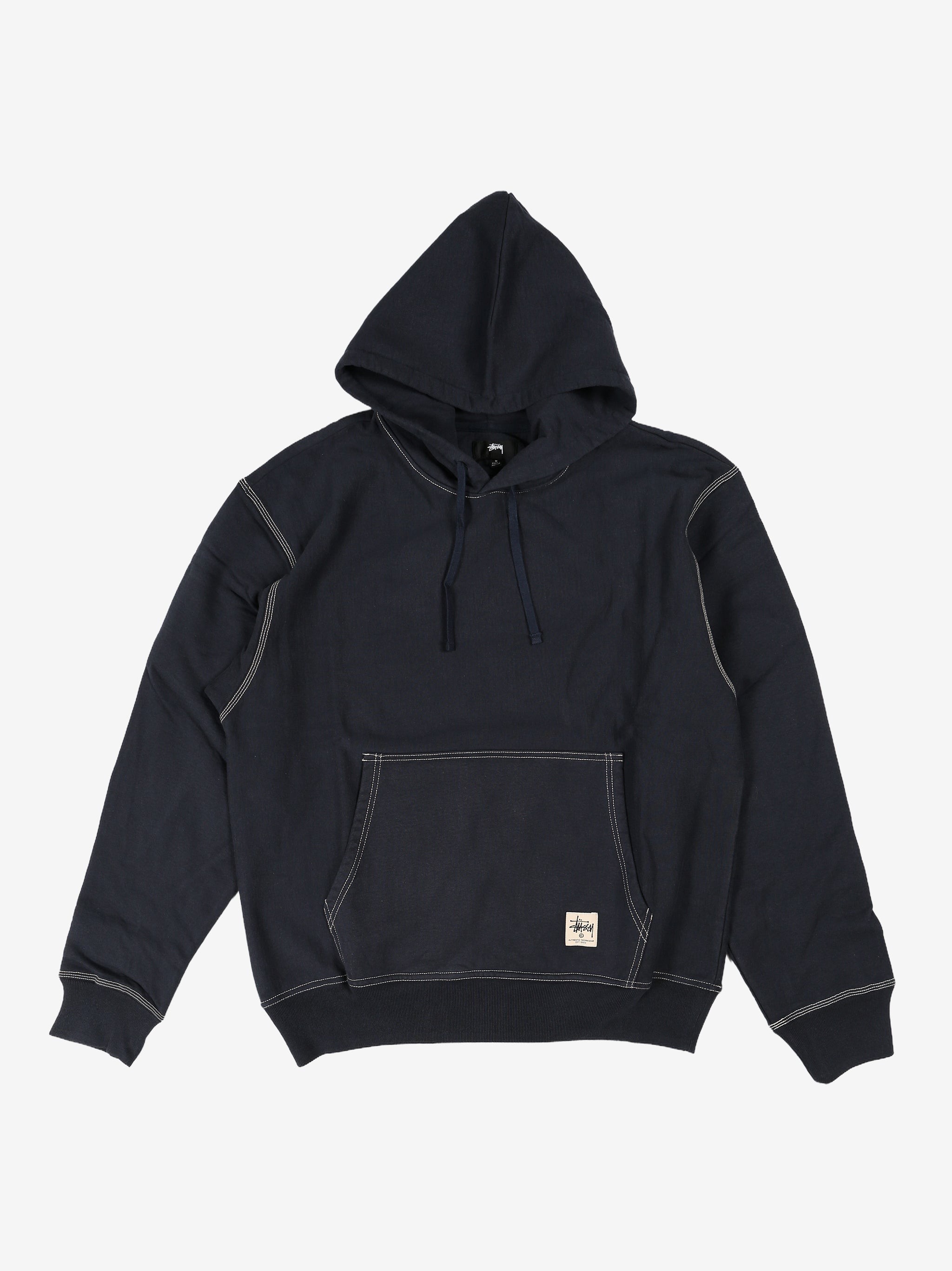 STUSSY CONTRAST STITCH LABEL HOODIE メンズ