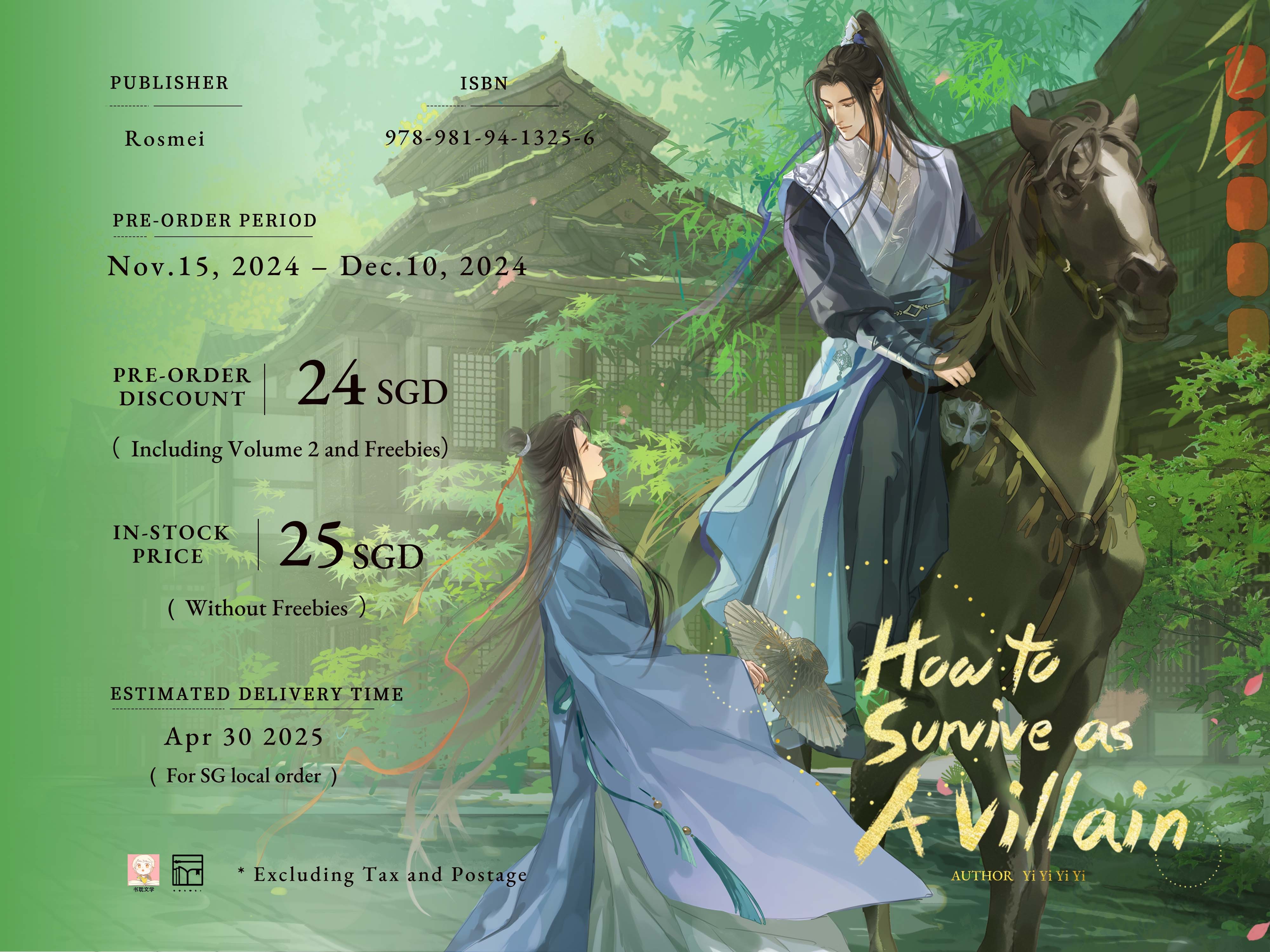 A Villain's Will To Survive Scan Vf How to Survive as a Villain Vol. 2 (pre-order)