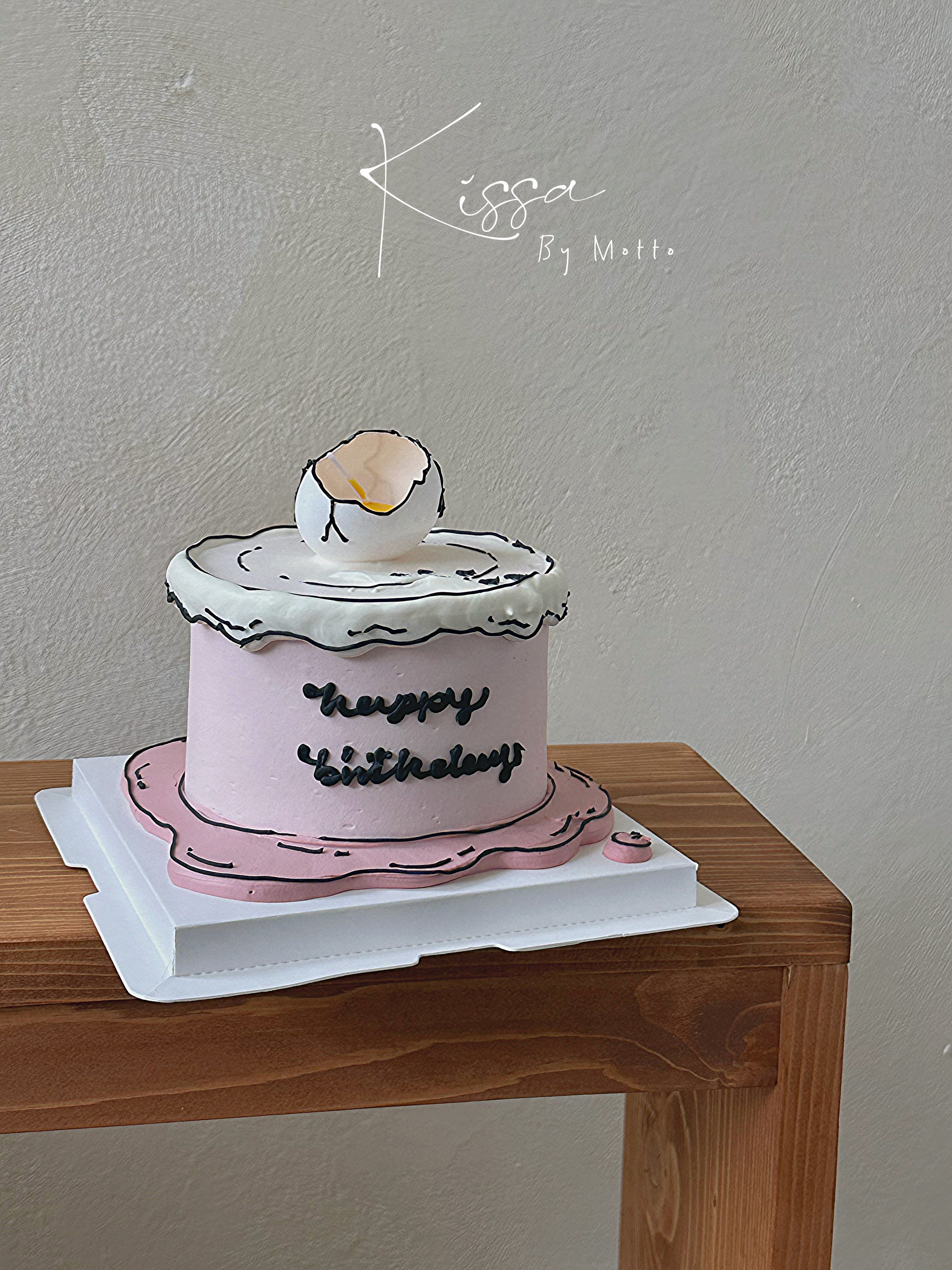 cake⋆* さん専用 Pink 2D Egg Shell