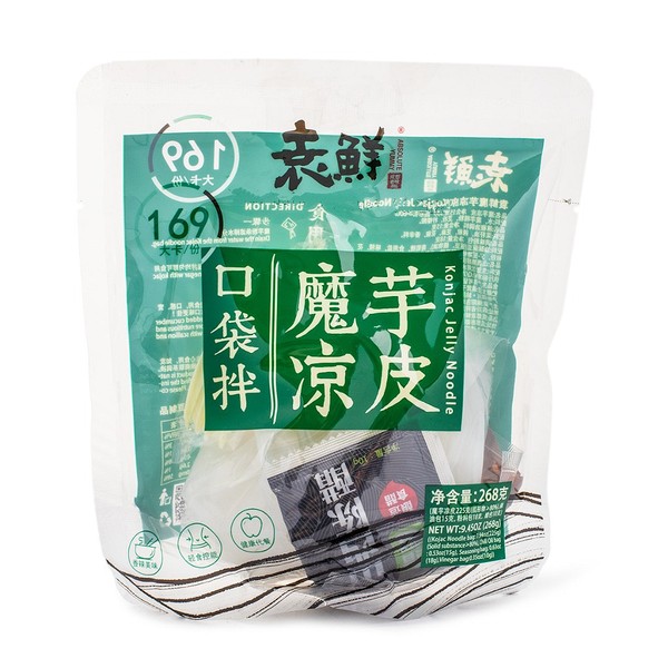 袁鲜 魔芋凉皮 268g 【BBD：2025/11/05】