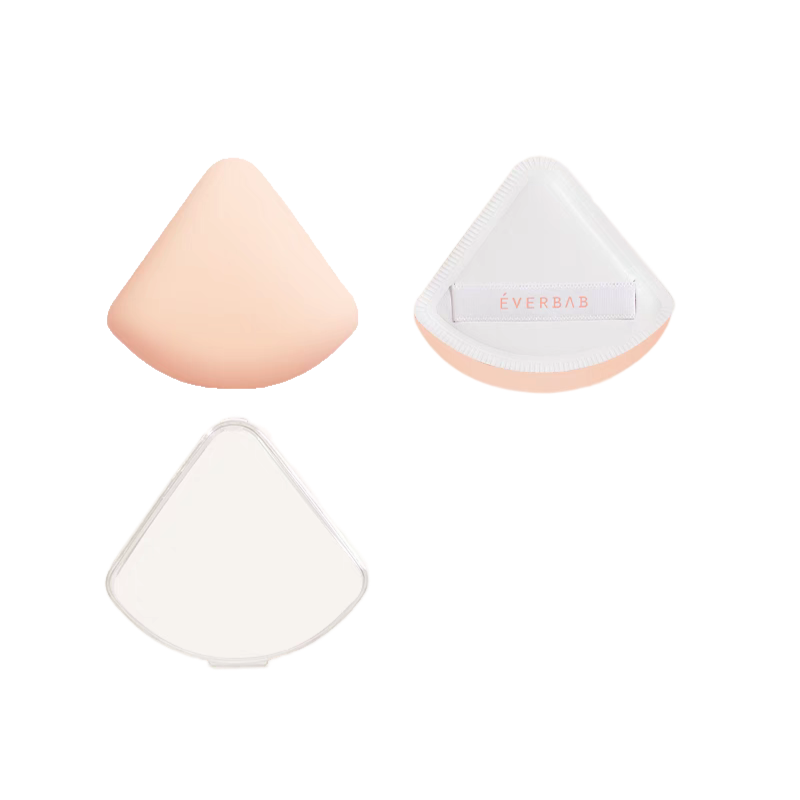Everbab Triangular Onigiri Cushion Puff 艾蓓拉棉花糖气垫粉扑
