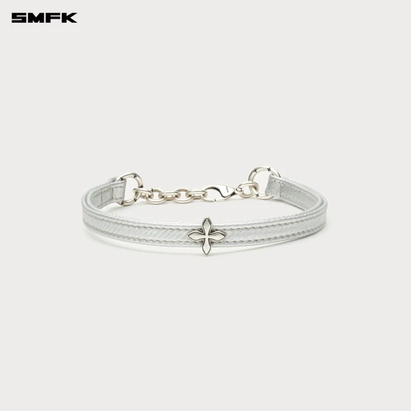 SMFK COMPASS BADGE クロスレオパードバッグ COMPASS BADGE クロス ホワイトレオパードバッグ(S) – SMFK Official