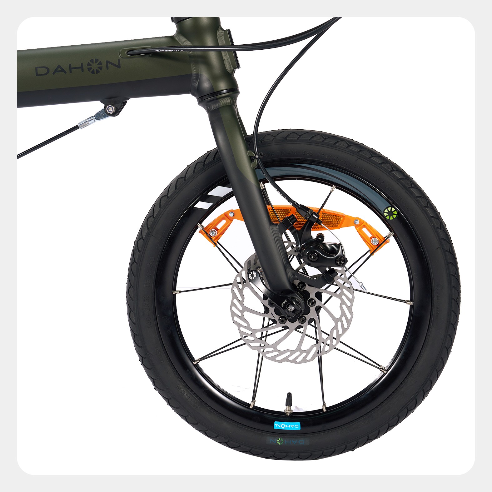 DAHON FOLDING BIKE /K9X /Olive Black, 16inch, 9-Speed