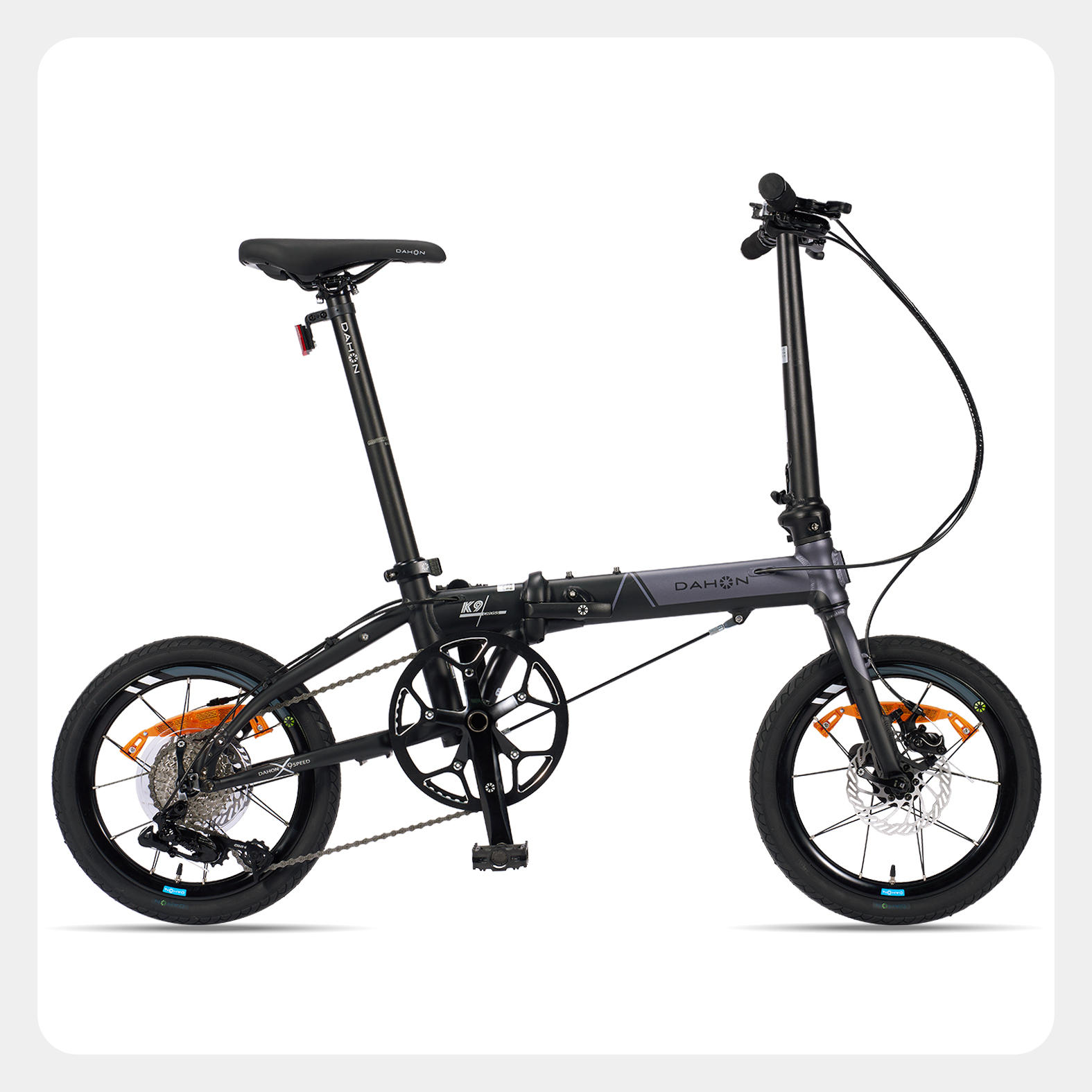 DAHON FOLDING BIKE /ARCHER P8 /Black, 20inch, 8-Speed, V