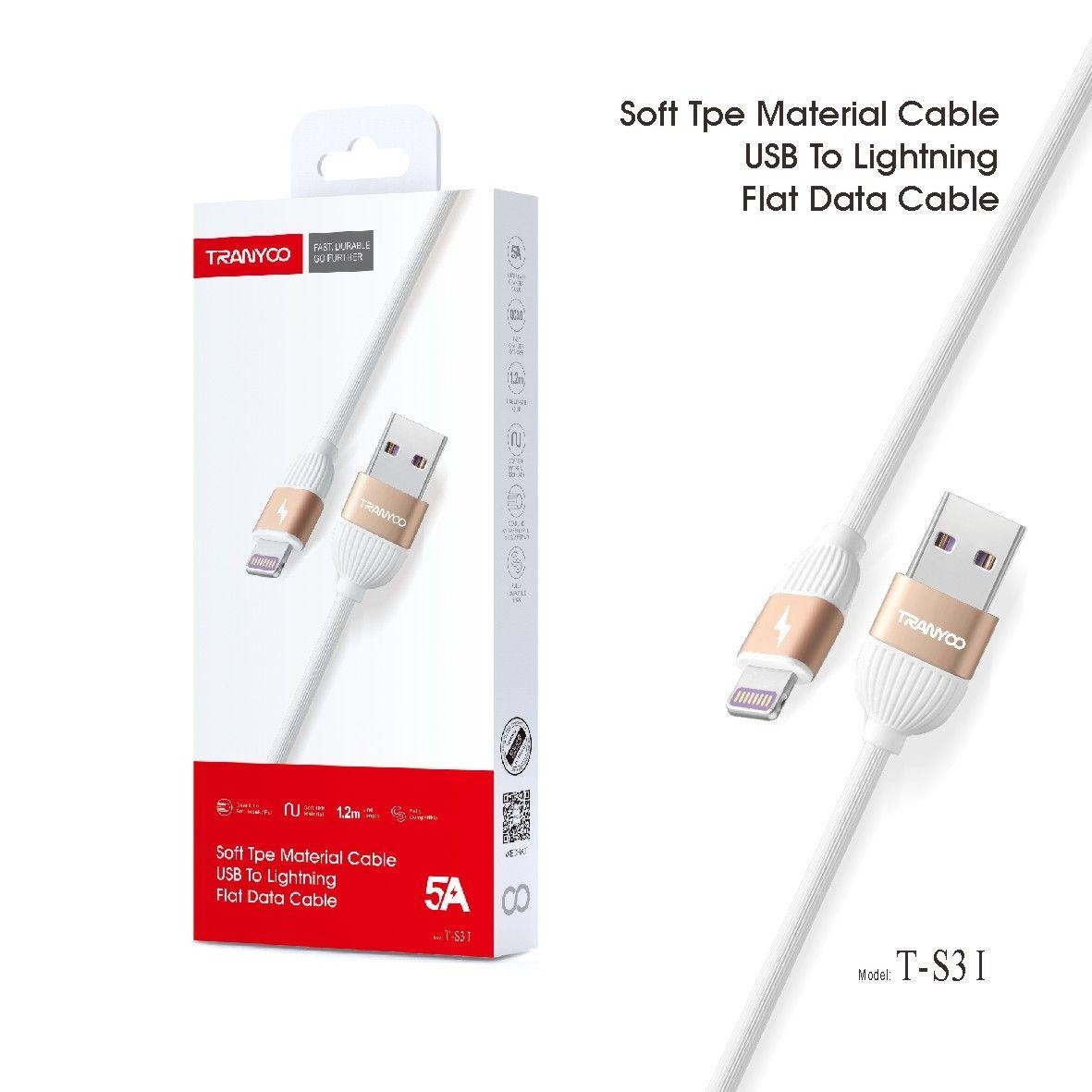 S3 Cable de Carga 5A 1.2m Tranyoo al por mayor