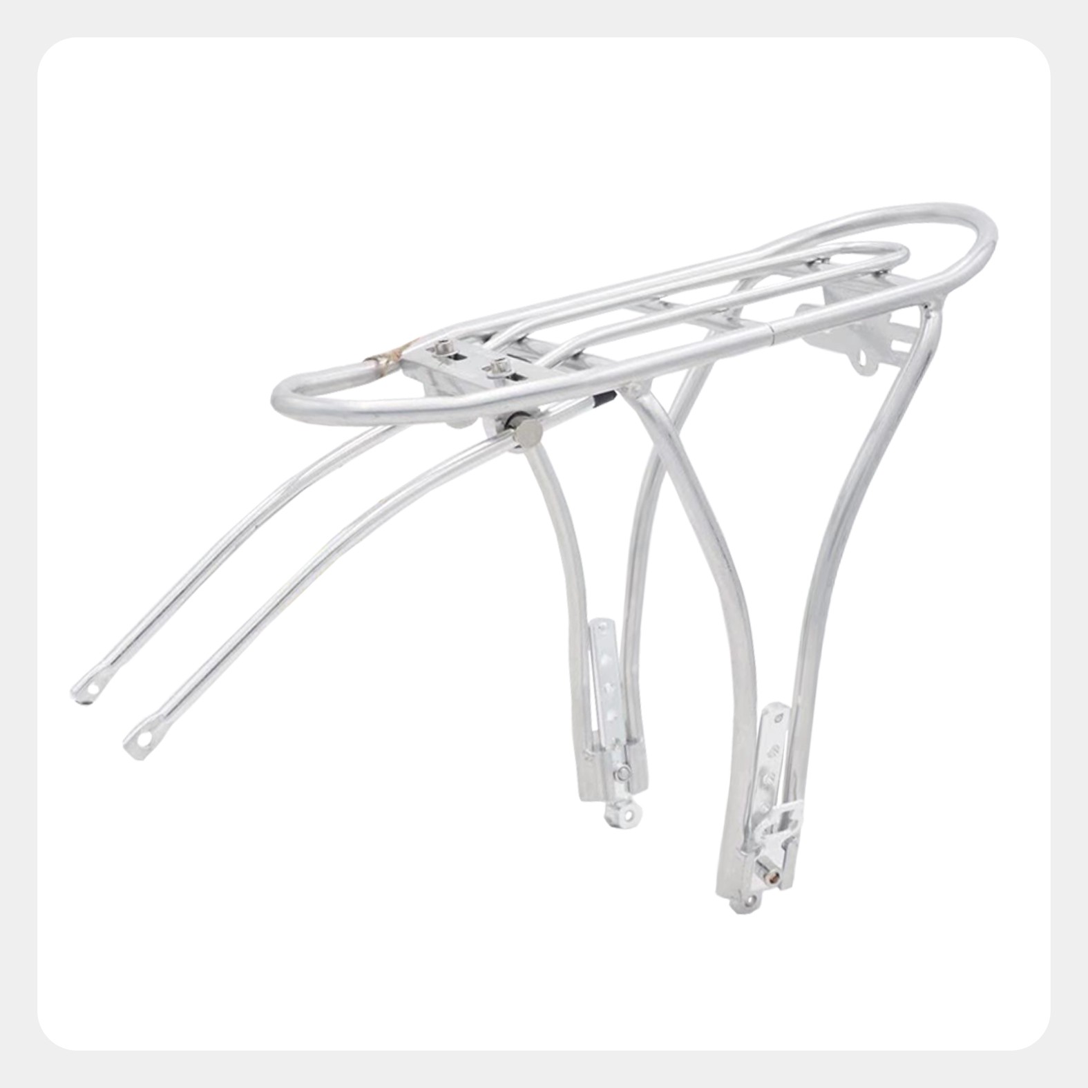 Dahon Adjustable Aluminum Rear Rack, Silver
