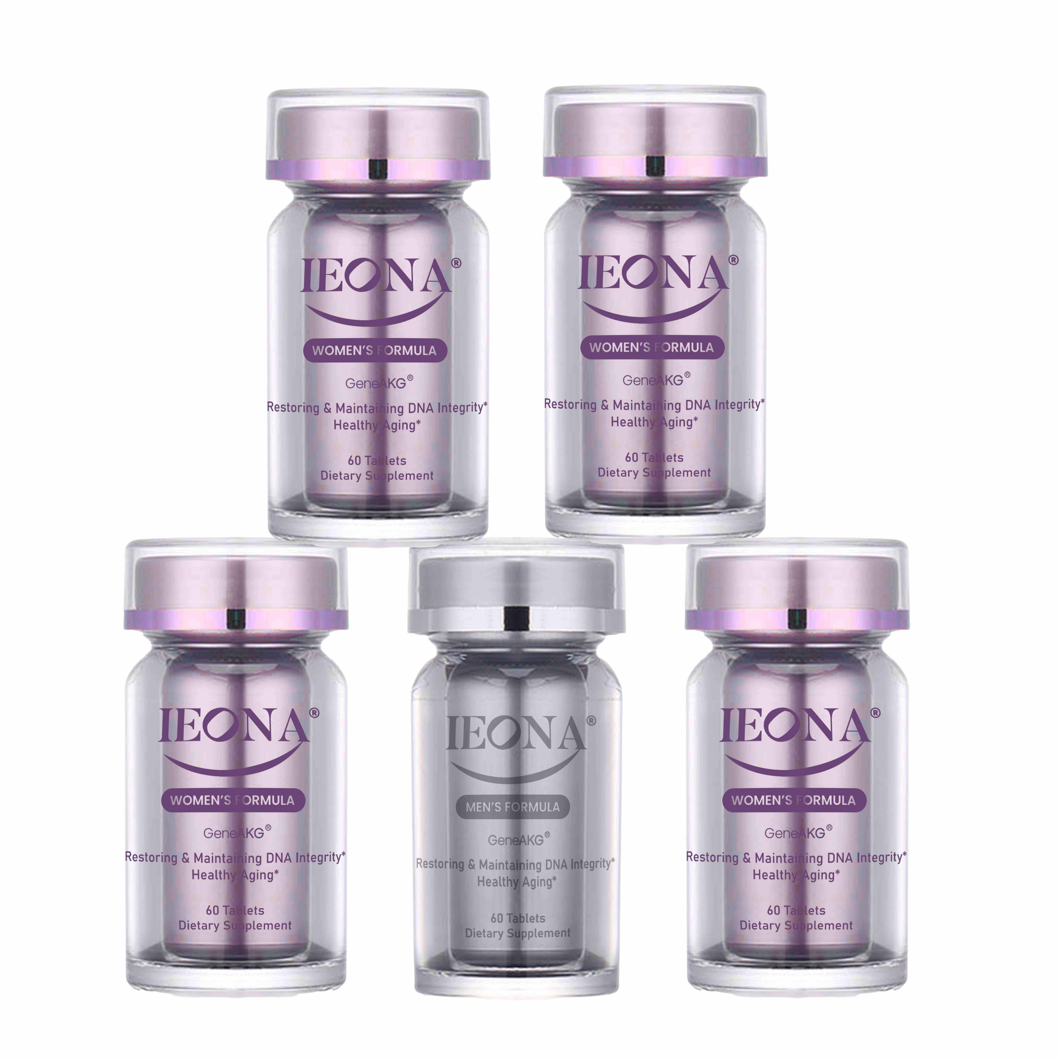 1 Bottle for Men + 4 Bottles for Women