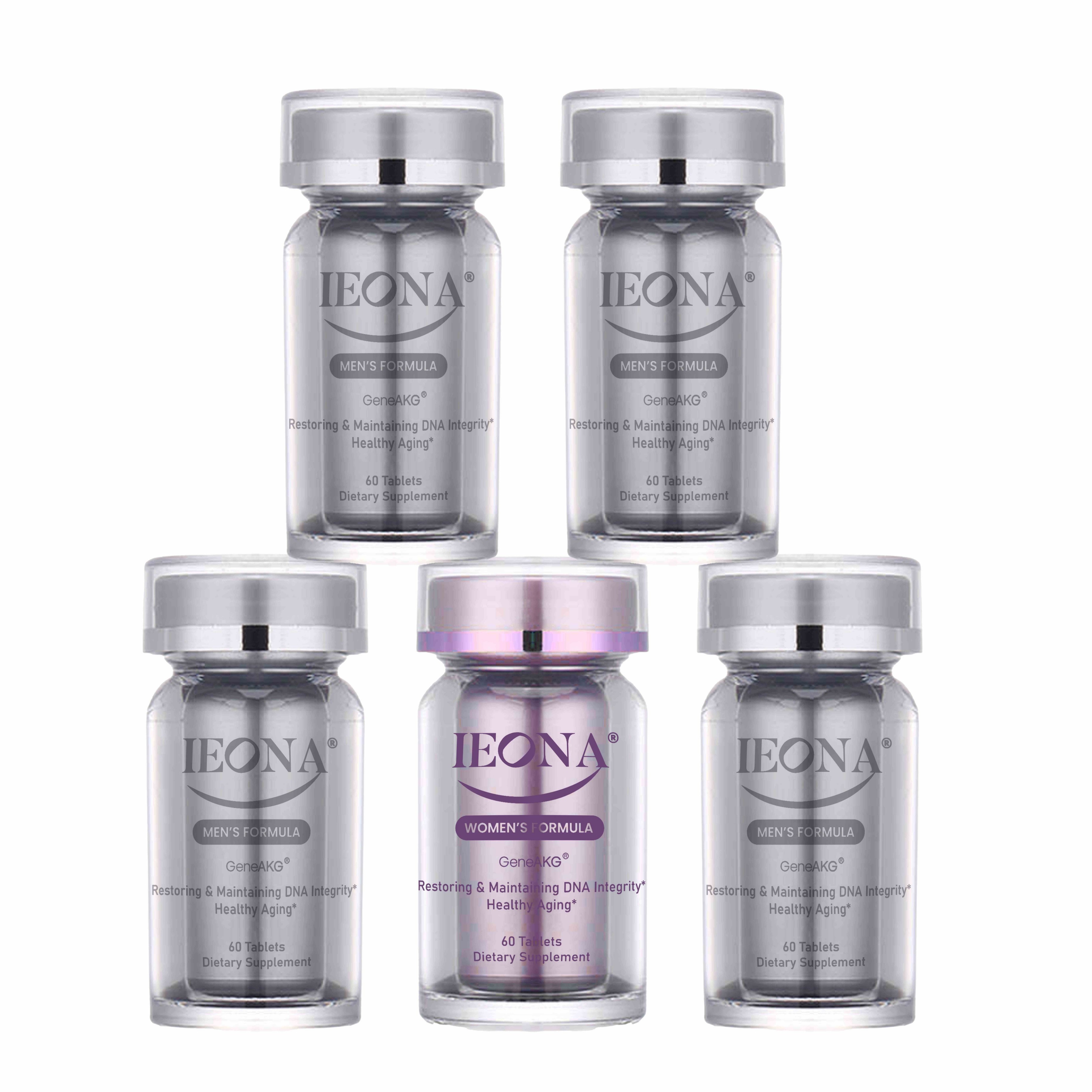 4 Bottle for Men + 1 Bottles for Women