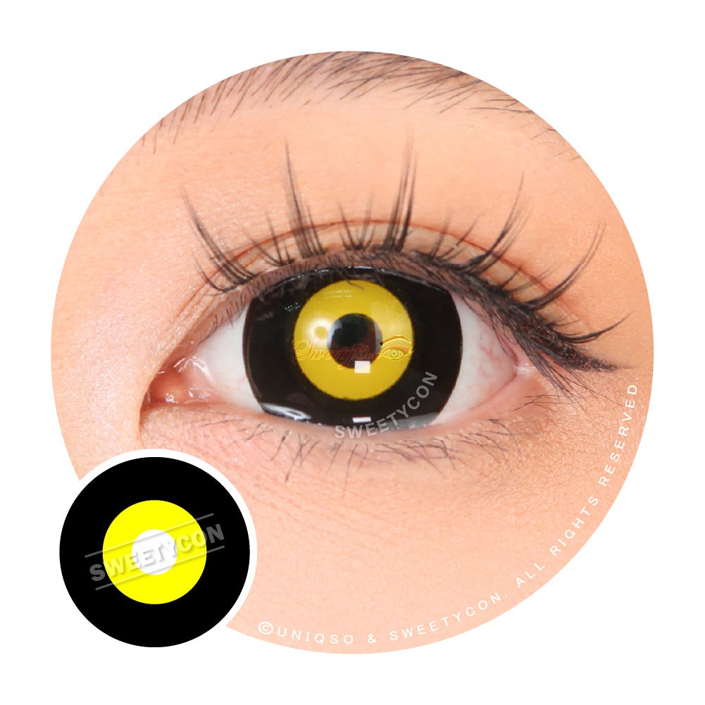 仆人十字隐形眼镜Sweety Crazy Knave Cross Colored Contact Lenses