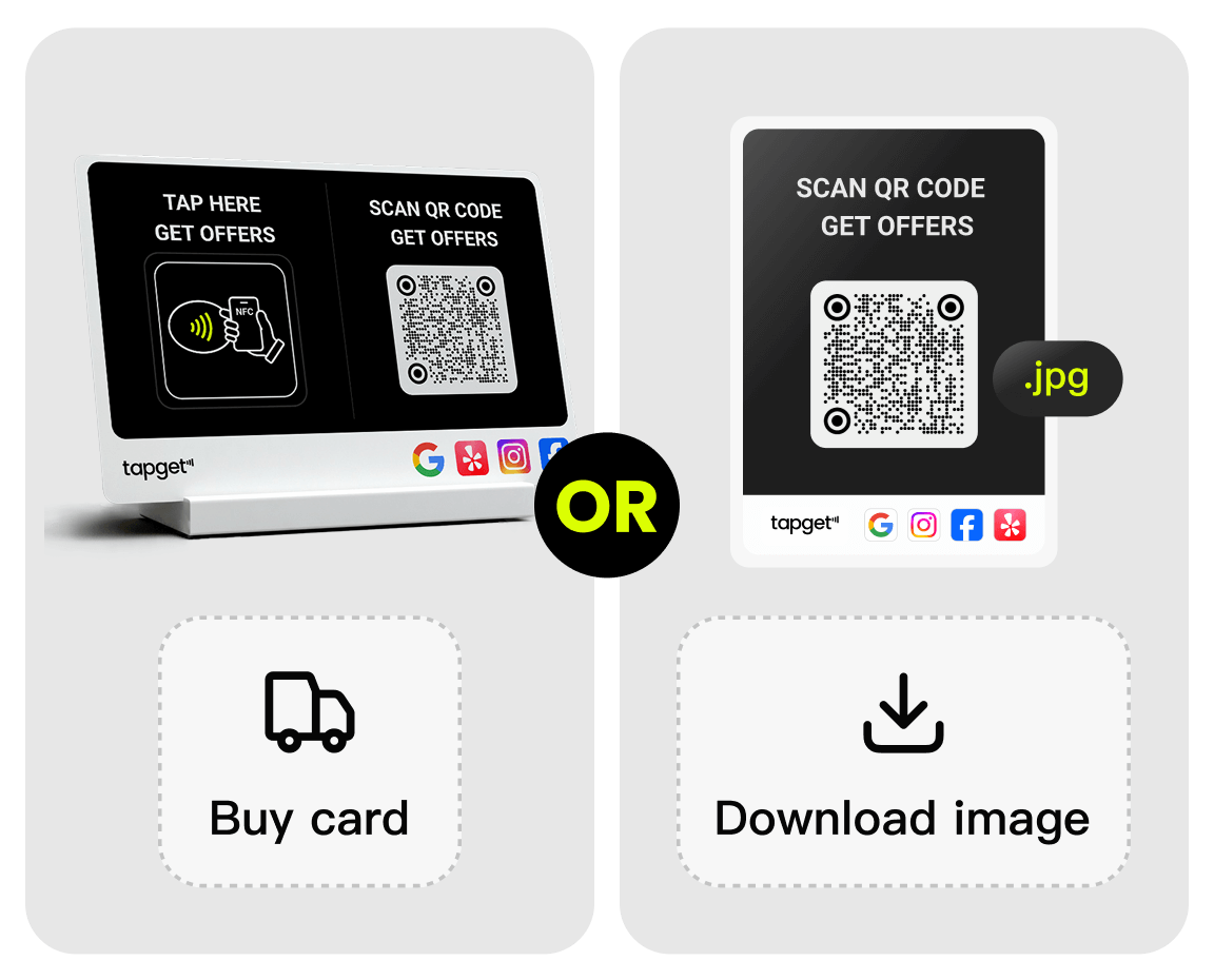 Get card/QR code