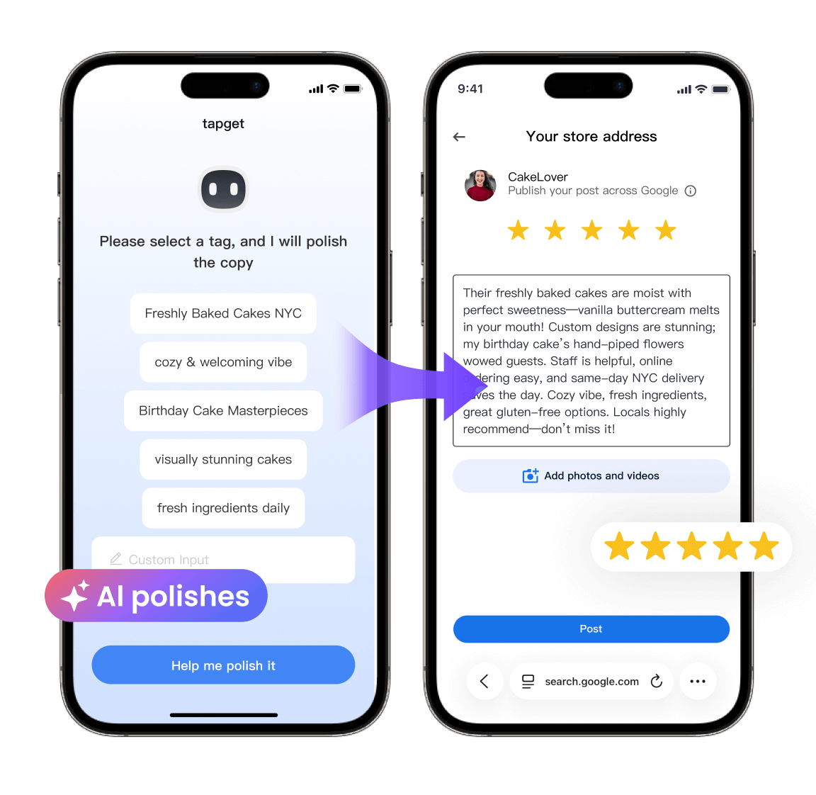 AI review example